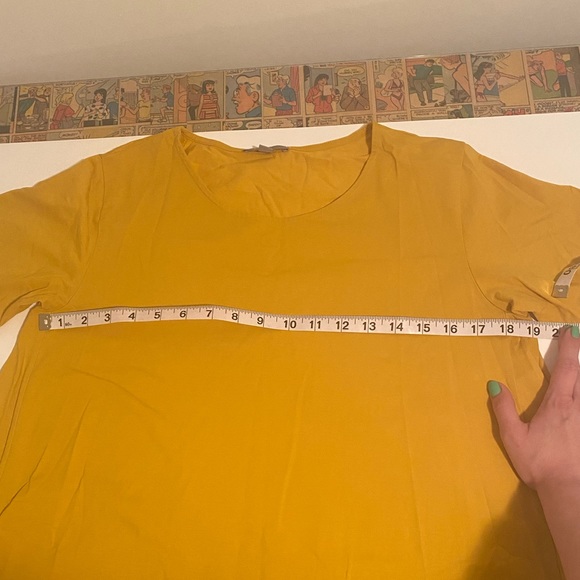 COS woman’s canary yellow a line dress. Large front pockets. Size M. - Picture 8 of 10